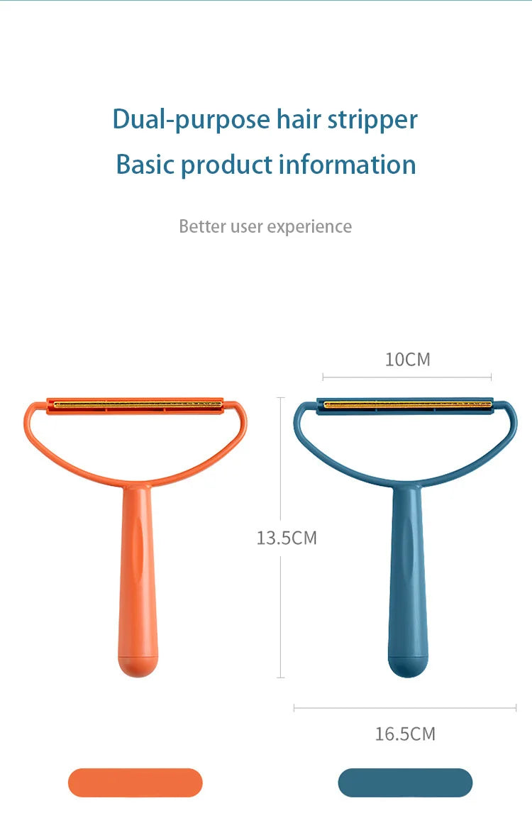 Portable Manual Hair Removal Agent Carpet Wool Coat Clothes Shaver Brush Tool Depilatory Ball Knitting Plush Double-Sided Razor