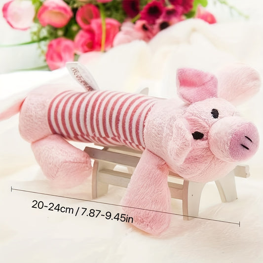 Pig Elephant Design Dog Toys Squeaky Dog Chew Durable Toys Interactive Pet Supplies For Aggressive Chewers