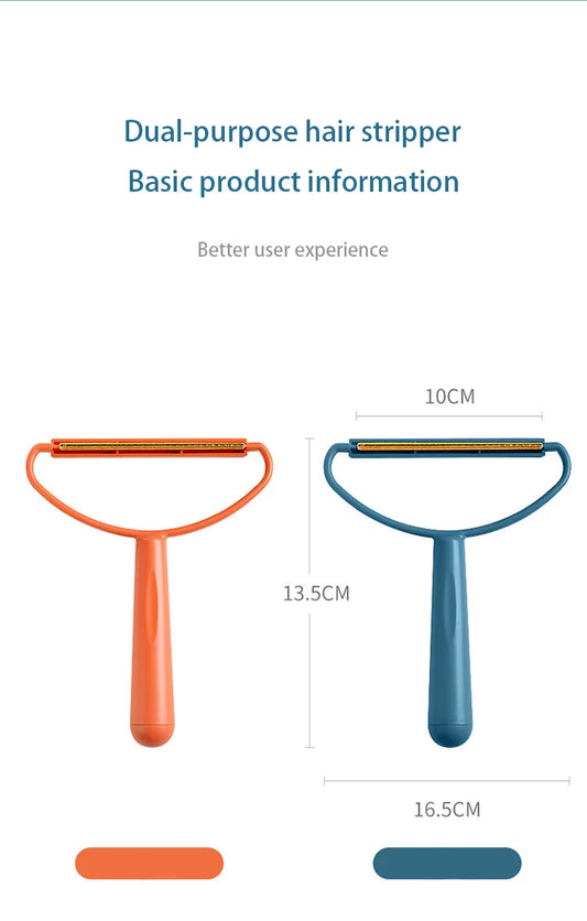 Portable Manual Hair Removal Agent Carpet Wool Coat Clothes Shaver Brush Tool Depilatory Ball Knitting Plush Double-Sided Razor