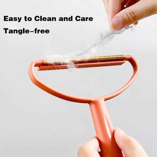 Portable Manual Hair Removal Agent Carpet Wool Coat Clothes Shaver Brush Tool Depilatory Ball Knitting Plush Double-Sided Razor