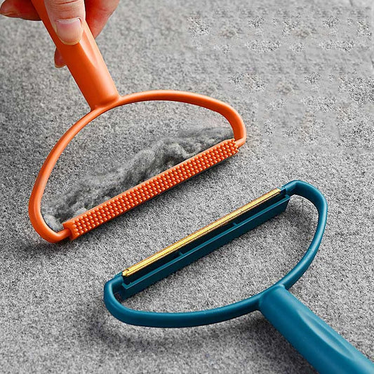 Portable Manual Hair Removal Agent Carpet Wool Coat Clothes Shaver Brush Tool Depilatory Ball Knitting Plush Double-Sided Razor
