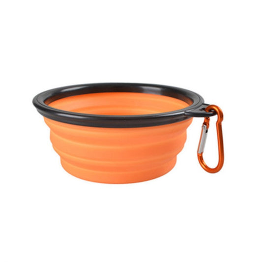 Portable Pet Food Bowl: Foldable & Durable TPR Bowl For Dogs & Cats