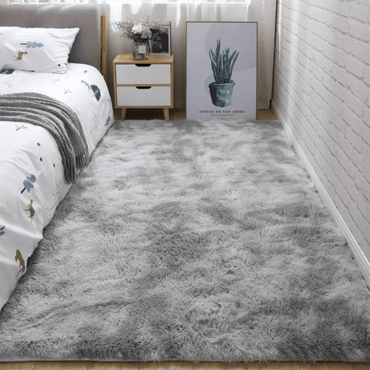 1pc, Soft Plush Non-slip Fuzzy Shag Area Rugs, Tie-Dyed Pet Friendly Bedroom Living Room Rug for Dorm Home Decor