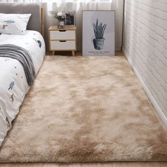 1pc, Soft Plush Non-slip Fuzzy Shag Area Rugs, Tie-Dyed Pet Friendly Bedroom Living Room Rug for Dorm Home Decor